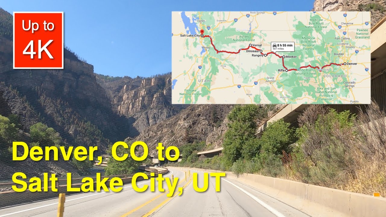 #6 Driving from Denver to Salt Lake City - almost 8 Hours 🚗🏞️