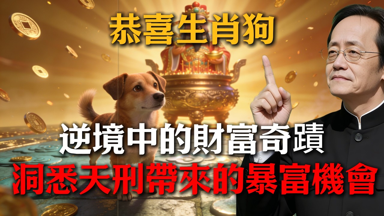 恭喜生肖狗！2026年3月末「天刑」入命，這9天是暴富關鍵，否則2026年財運難有起色！#倪海廈 #命理 #生肖 #運勢