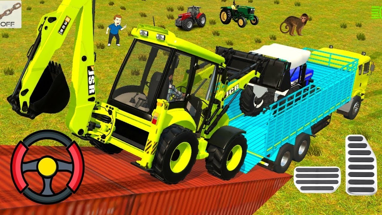 🔴Drive jcb and trector stand by truck🚒 in game#viral#trending#jcb#gaming#jcb#shubhamsportsgaming 