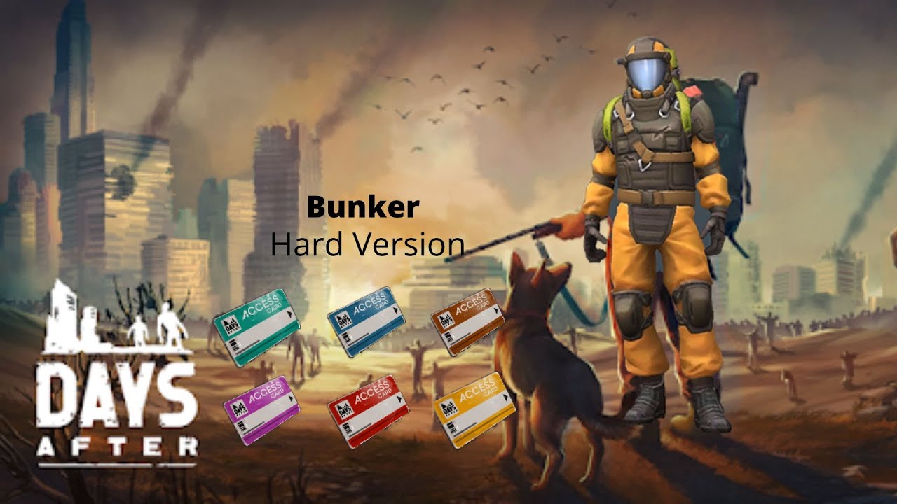 Days After:Bunker all sector cards  (Hard Layout) Outdated