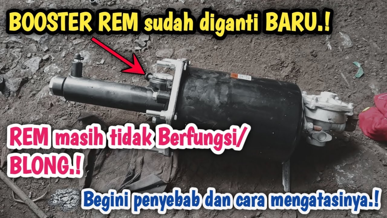 [BOOSTER REM sudah diganti BARU] REM masih tidak Berfungsi/BLONG begini cara mengatasinya