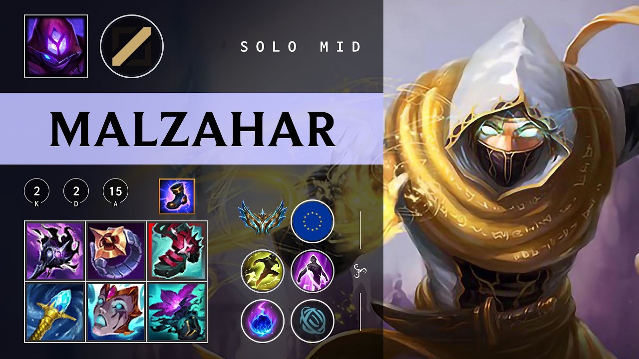 Malzahar Mid vs Syndra - EUW Challenger Patch 26.05