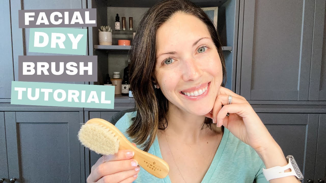 2-Minute Facial Dry Brush Flow for Glowing Skin | Primally Pure
