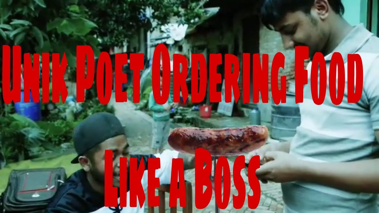 Unik Poet Ordering Food With Rap!
