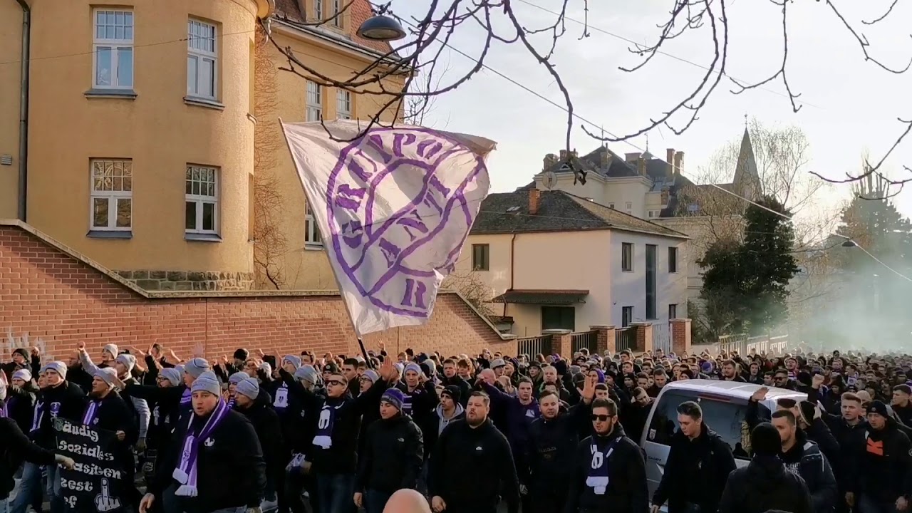Derbymarsch Austria Wien / 08.12.19