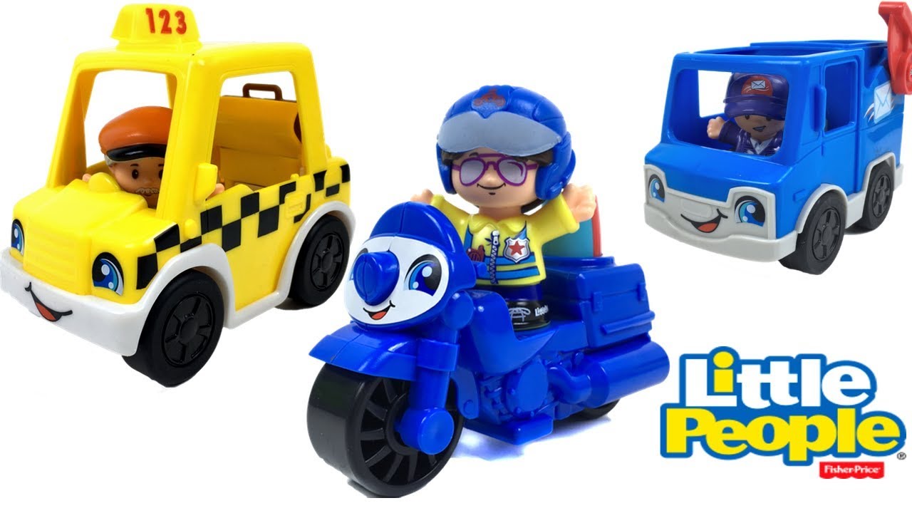 APRENDER CUANDO CRUZAR LA CARRETERA CON JUGUETES EDUCATIVOS DE LITTLE PEOPLE FISHER PRICE