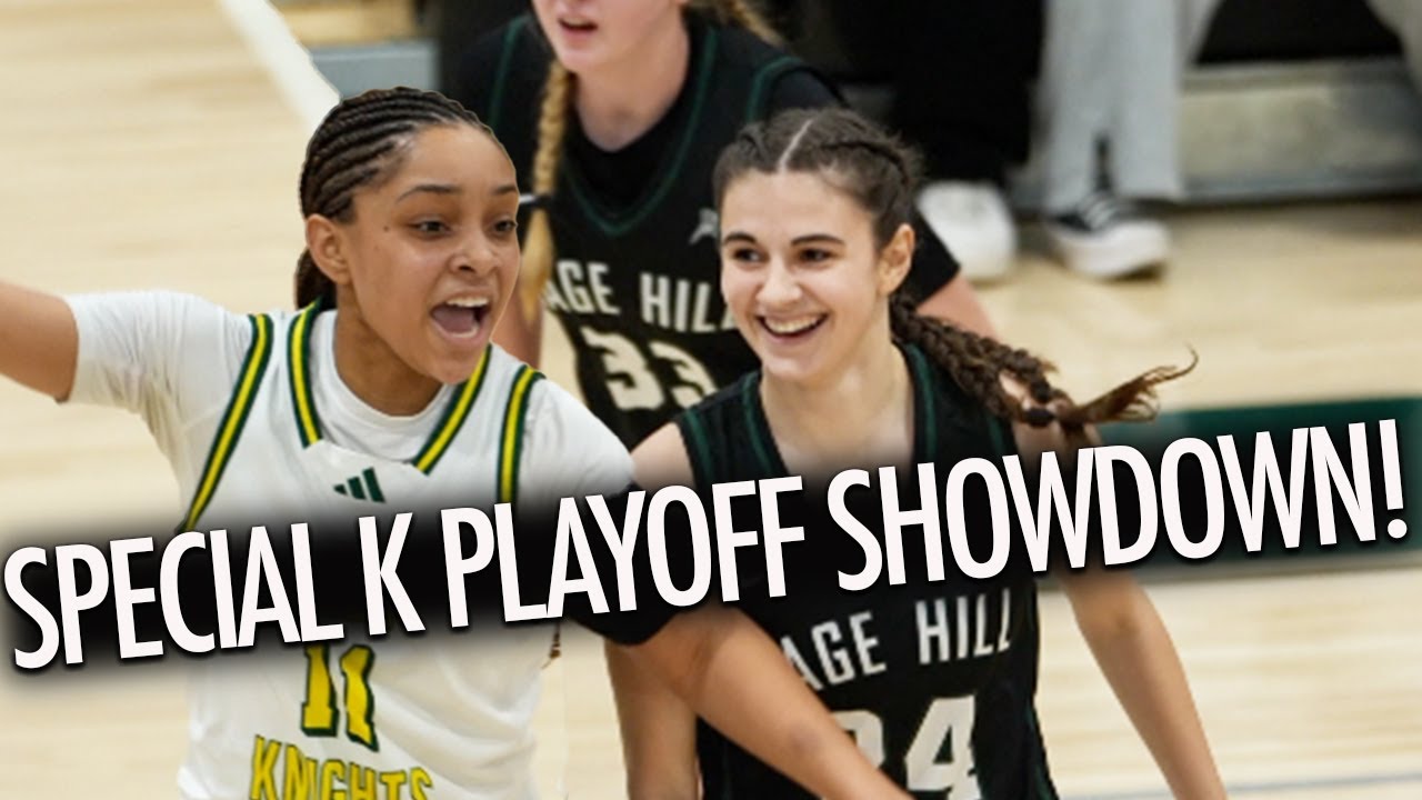 Special K & Ontario Christian GET HOT in 1st Round Playoff Game MUST-SEE Girls Basketball
