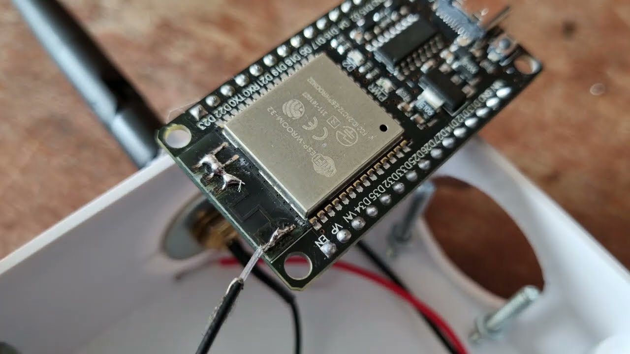 ESP32 External antenna ต่อเสาสัญญาณเพิ่ม