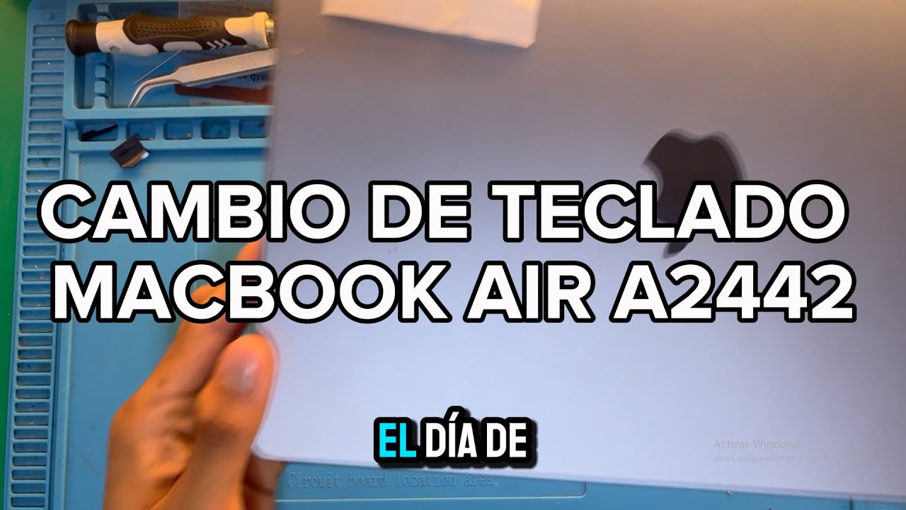 Cómo cambiar teclado de MacBook Pro A2442 M1