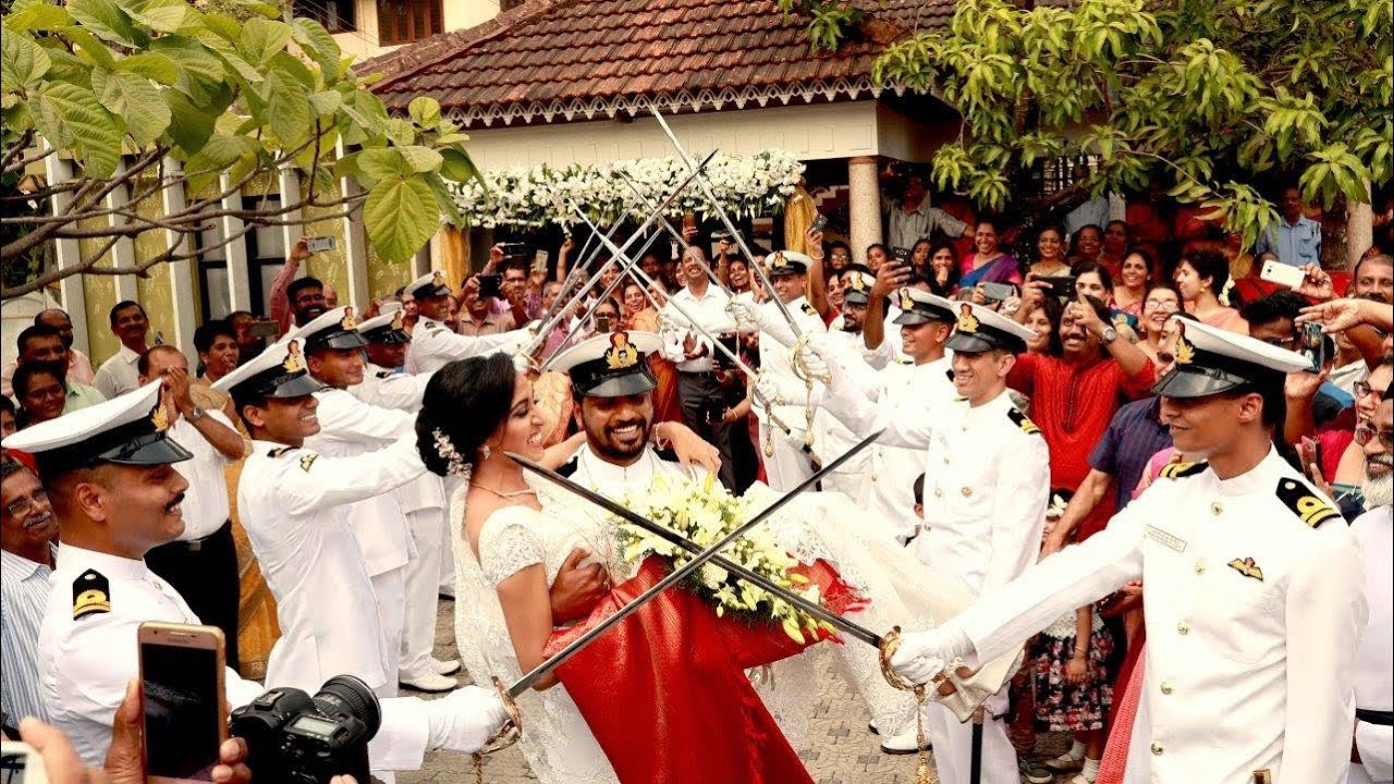 INDIAN NAVY WEDDING | HIGHLIGHTS | ABRAHAM WITH ANU