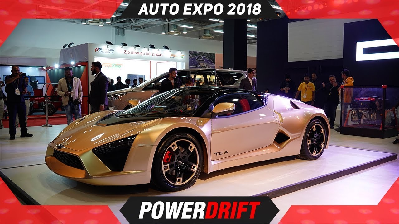 DC Design TCA Sportscar, Innova Ultimate Plus, Hammer @ Auto Expo 2018 : PowerDrift