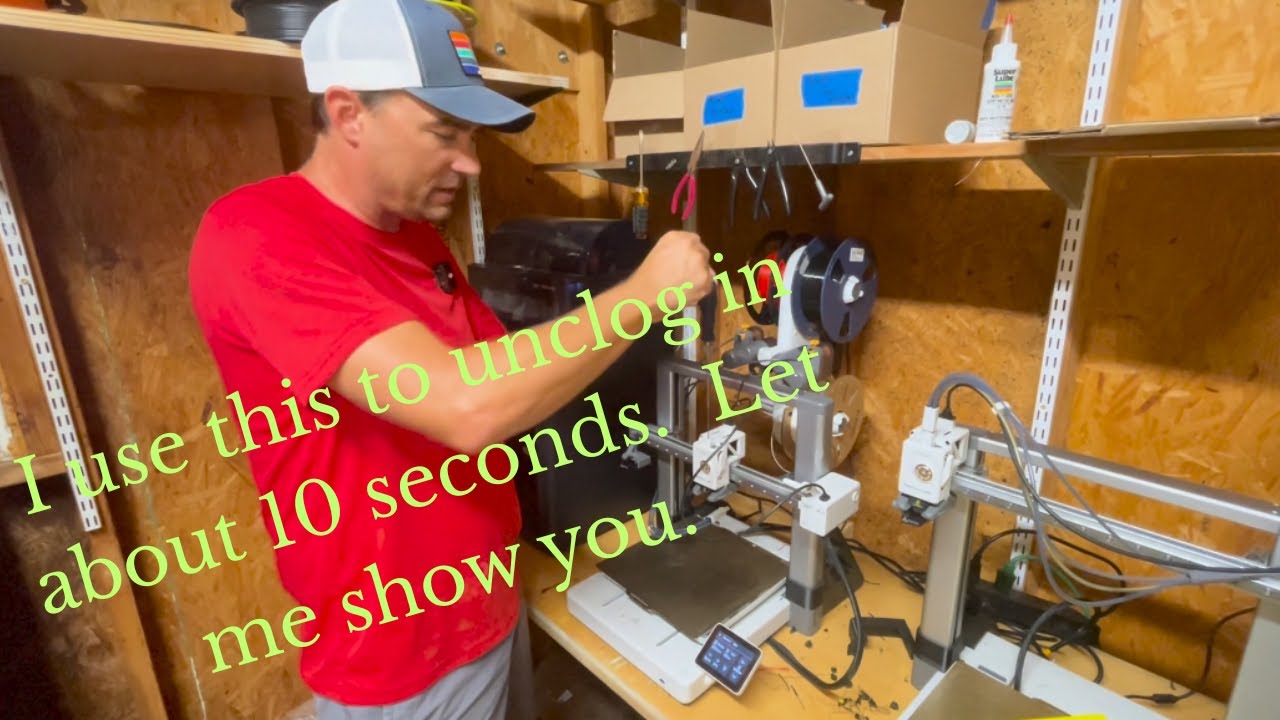 Clog Poke 3D Printer Nozzle Cleaning Tool – 10 second unclogging.