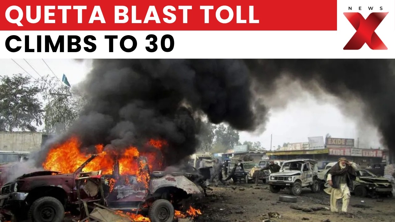 Balochistan Explosion: Quetta Blast Death Toll Rises To 30, Over 70 Injured | NewsX