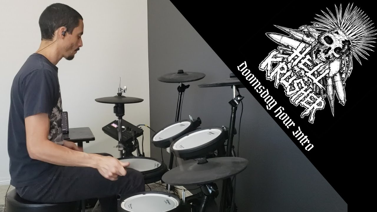Hellkrusher - Doomsday Hour Intro - Drum Cover