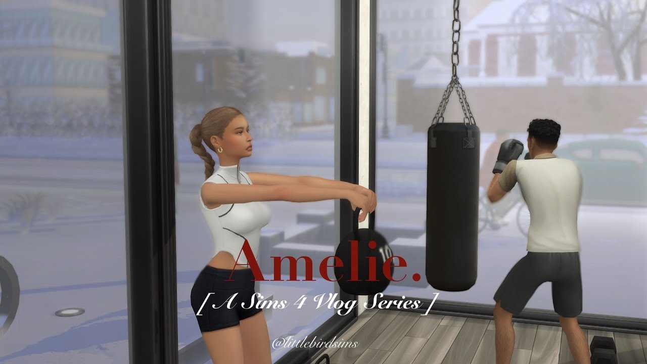 Gym Day + Dinner Date [ Amelie. A Sims 4 Vlog - S6E3 ]