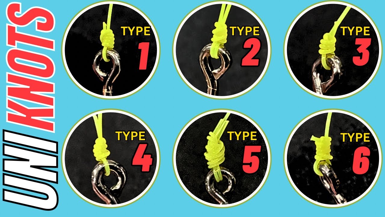 How to tie uni knot with fishing lines