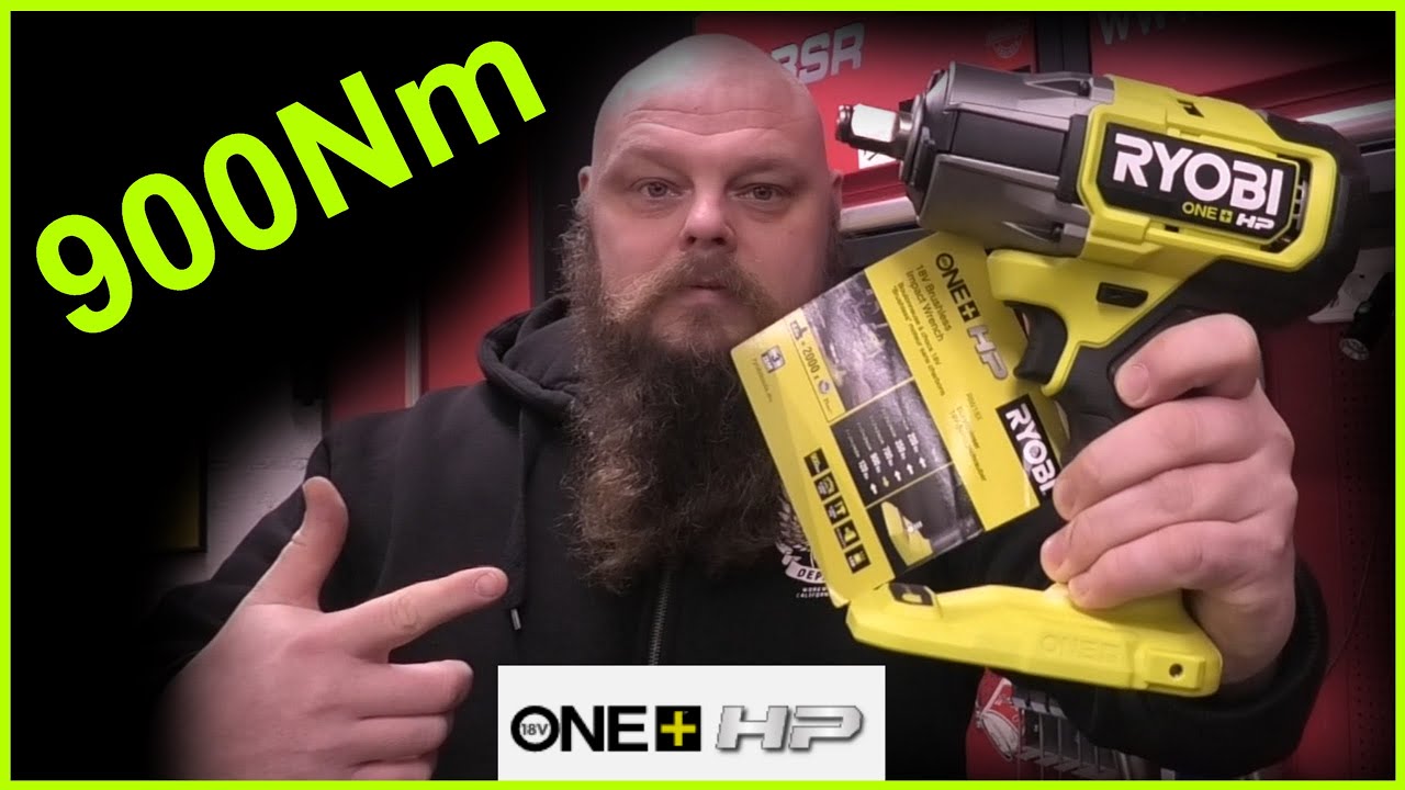 Testar Ryobis nya mutterdragare på 900 Nm! RIW18X-0 ONE+ HP