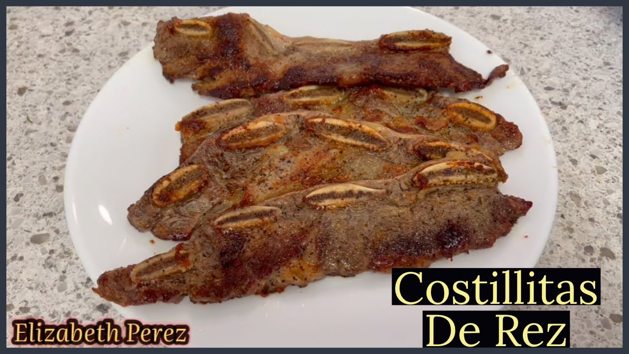 COSTILLITAS DE REZ/COSTILLITAS ASADA EN EL SARTEN