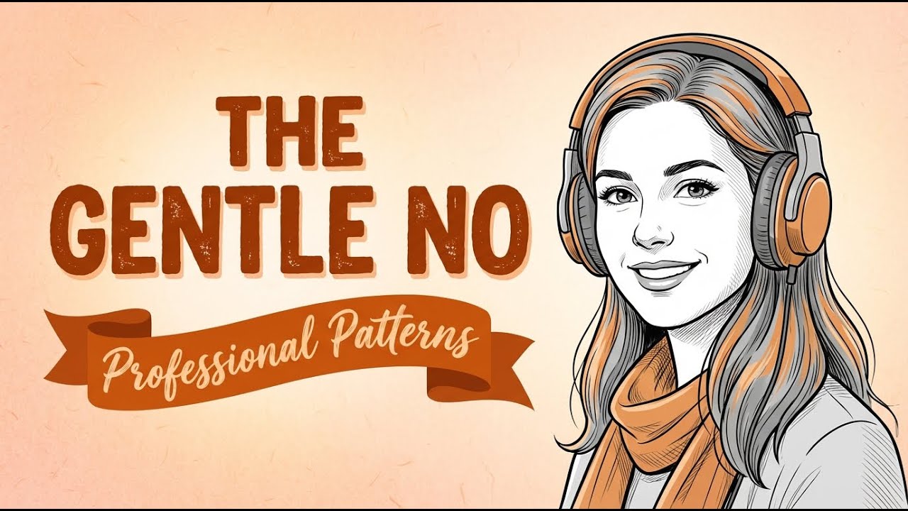 The Gentle No: 1 Hour Professional English Shadowing Practice