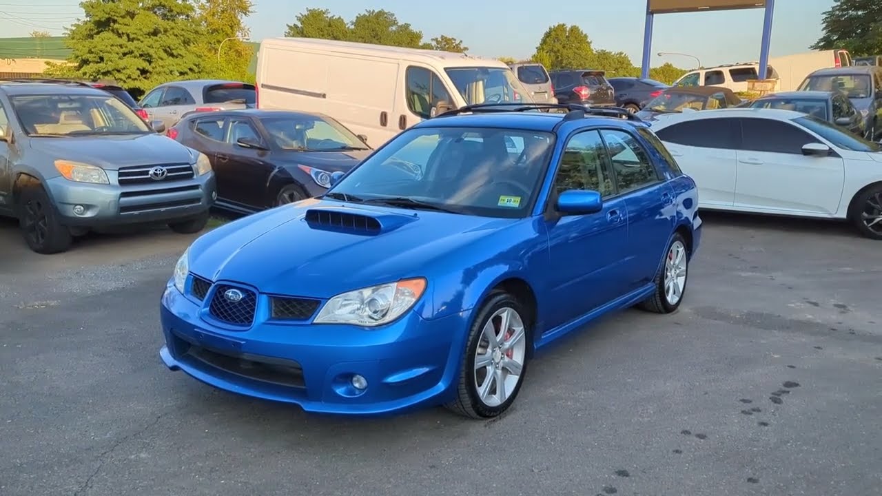 2007 Subaru Impreza WRX WAGON 5-Speed Manual NEWPORT BLUE PEARL (RARE FIND)