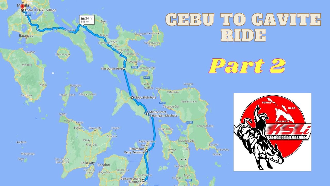 Cebu to Cavite Part 2 - Mobo Port to Pio Duran Port