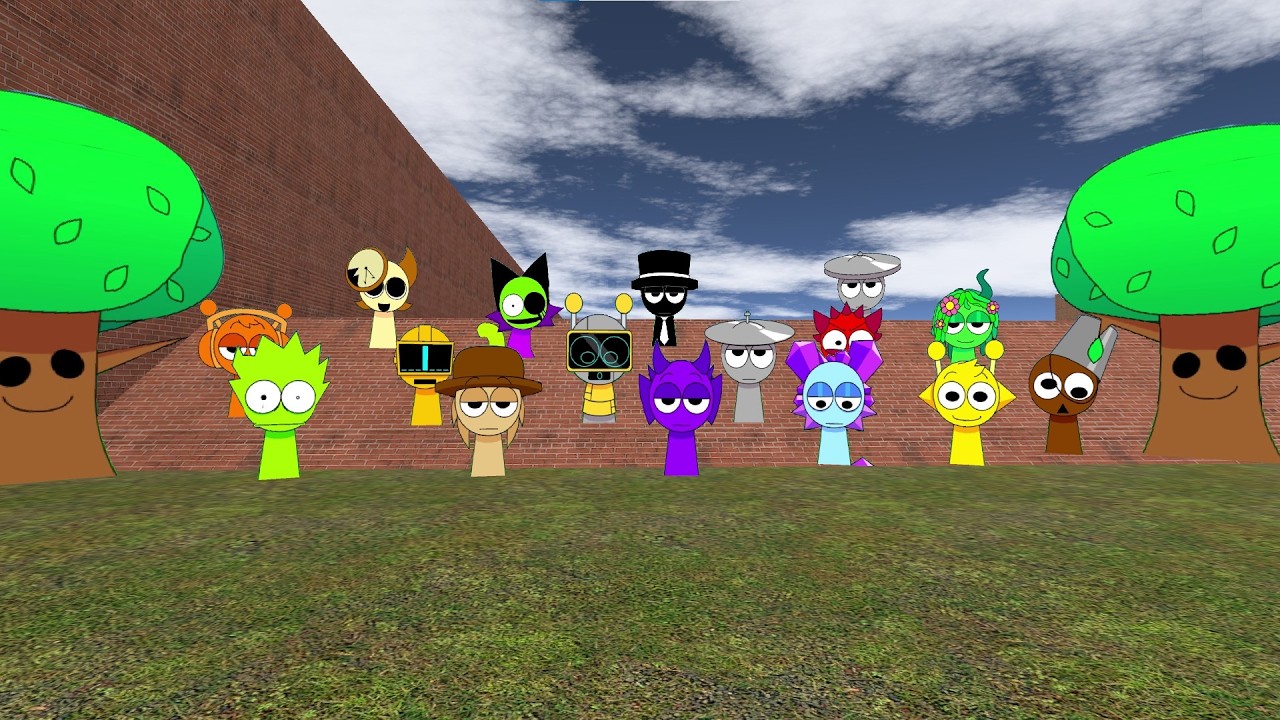 Sprunki in the MAZE & Their 2 PHASE