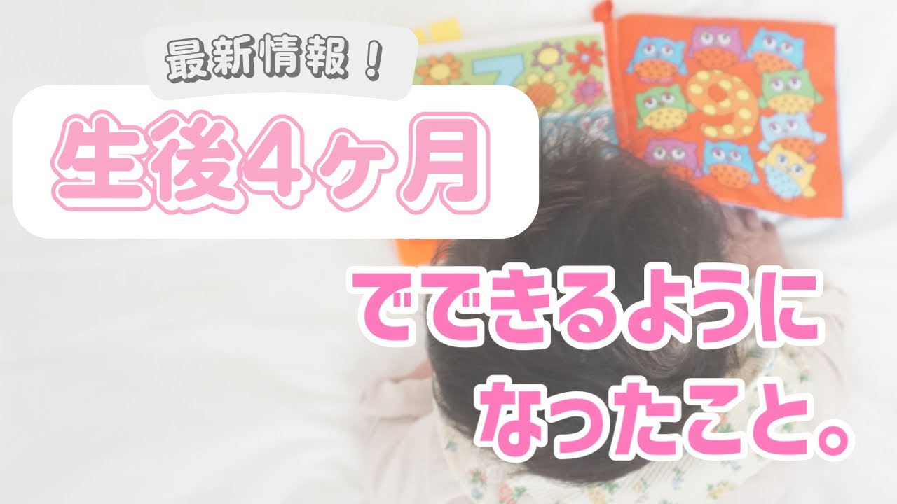 4ヶ月になりました！