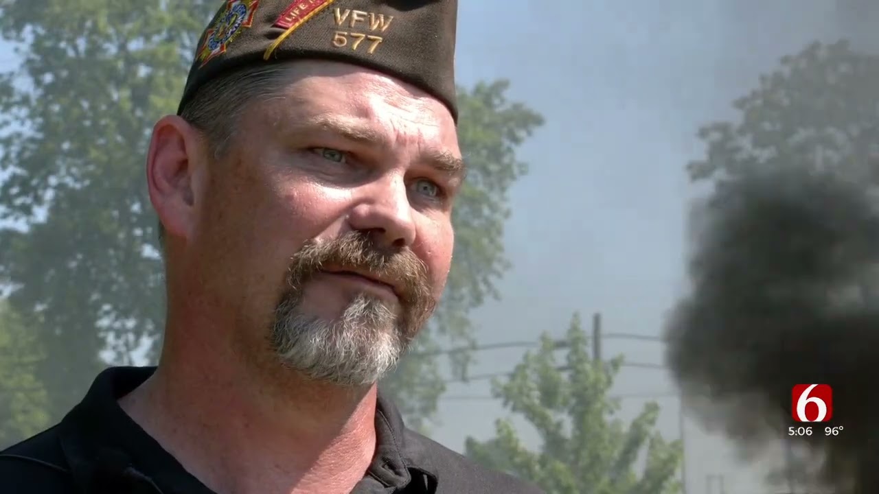Local Boy Scout, Veterans Celebrate Flag Day With Retirement Ceremony