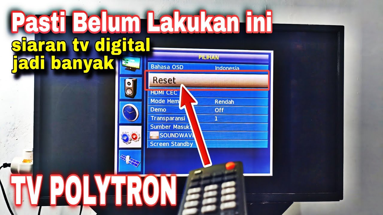 Cara Mudah Reset Ulang TV Digital Polytron