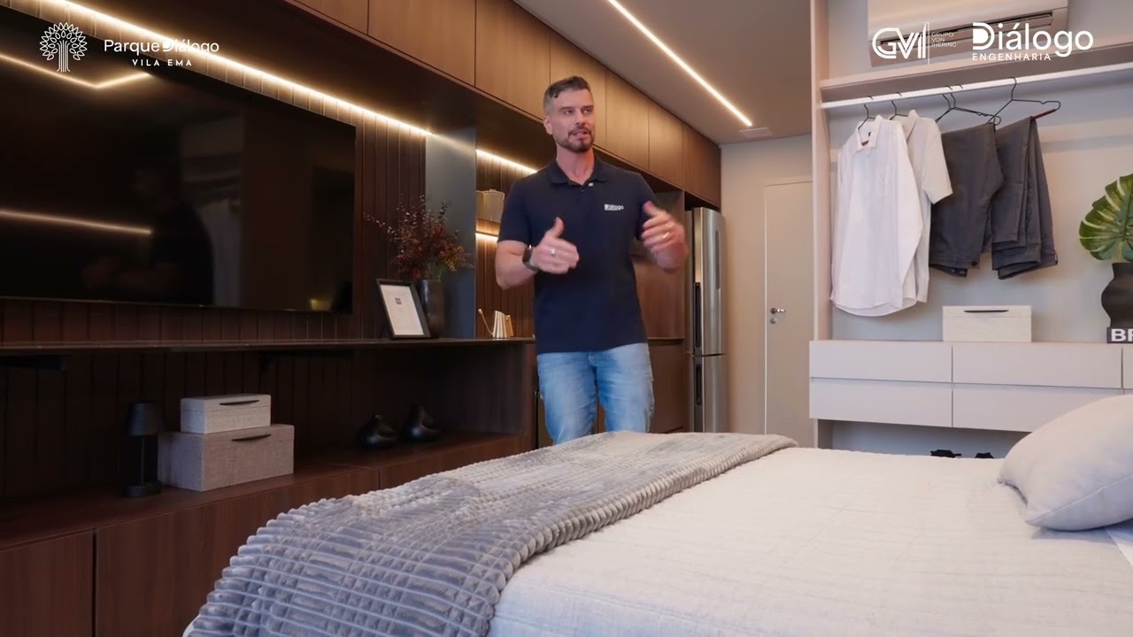 Conhe&ccedil;a o decorado 28m&sup2; | Parque Di&aacute;logo Vila Ema