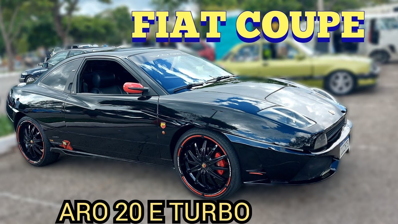 FIAT COUPE, COM ARO 20 E TURBO E PERFEITO EM CADA DETALHE.