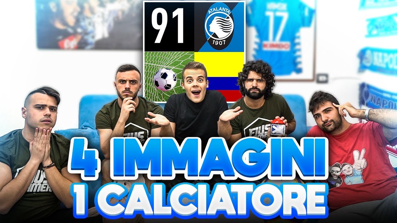 🤔 4 IMMAGINI 1 CALCIATORE - Indovina il calciatore challenge | w/Fius Gamer & Tatino