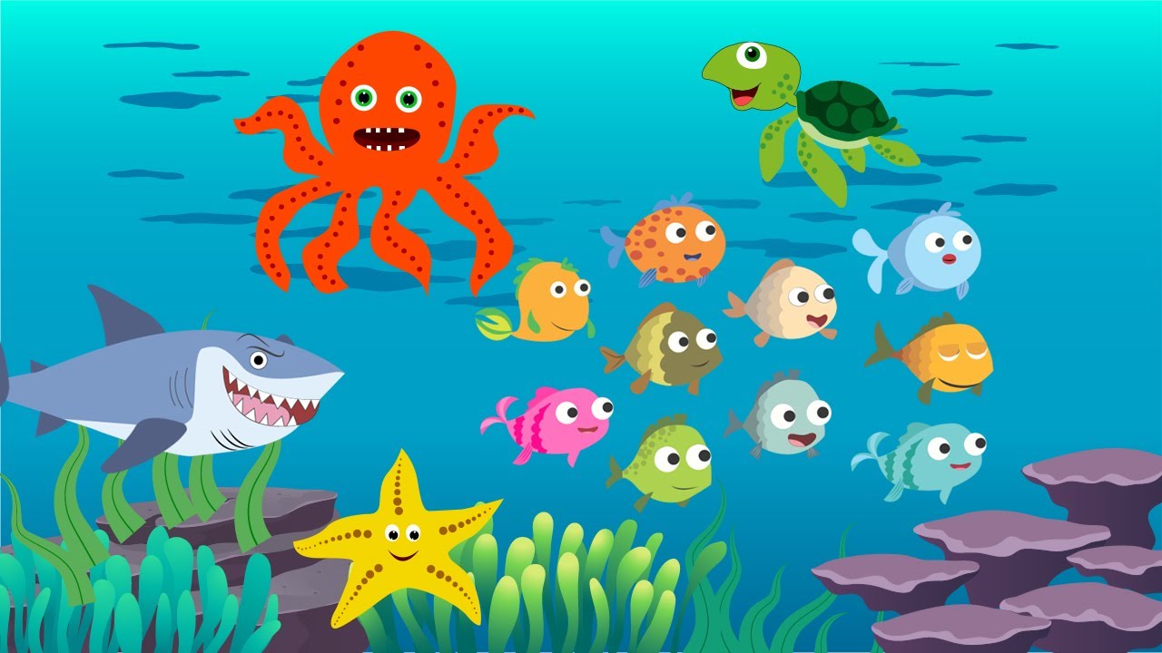 10 Little fishes Song in Bangla  | 10 Little Fish Song | Kids Songs | Bangla Rhymes | Bangla Cartoon