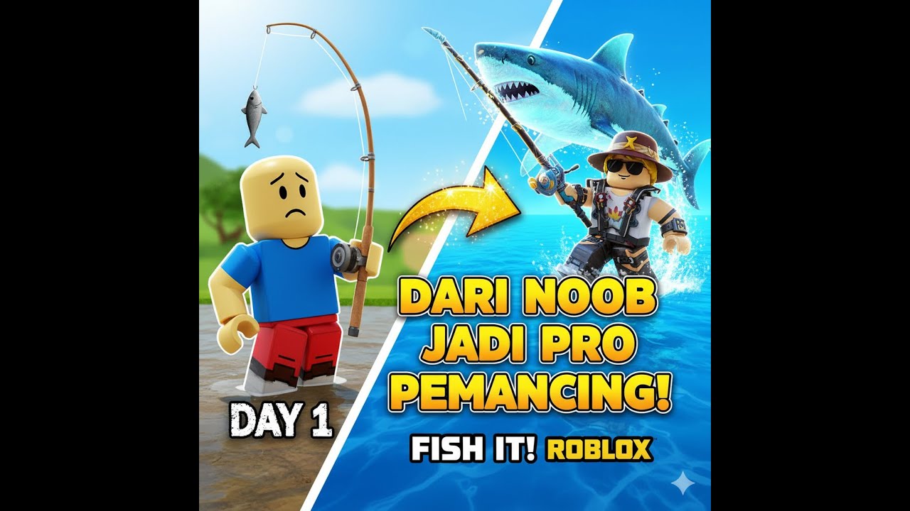 🛑 LIVE 🎞️🎥 Dari NOOB Jadi PRO Pemancing! Day 1 Fish It! Roblox