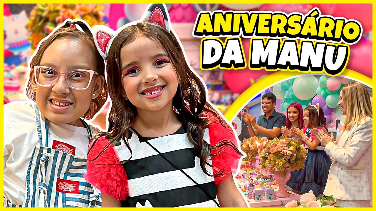 Fomos no aniversário da Manu (Julinha e Manu) - Clau Santana e MC Divertida