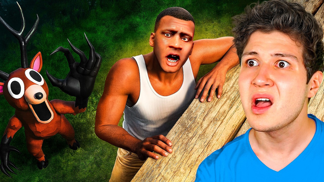 Sobreviv&iacute; 99 NOCHES en el BOSQUE en GTA 5! 🦌🌲 (Mods)