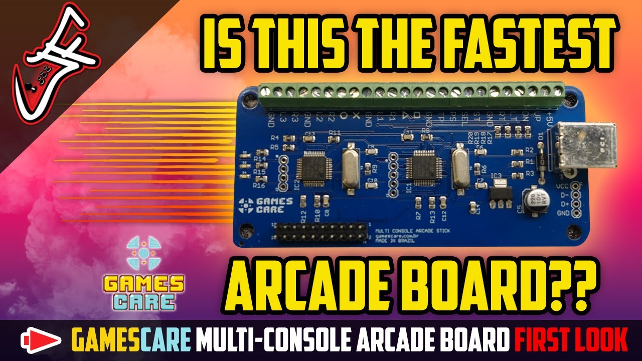 GamesCare Arcade Board FIRST LOOK