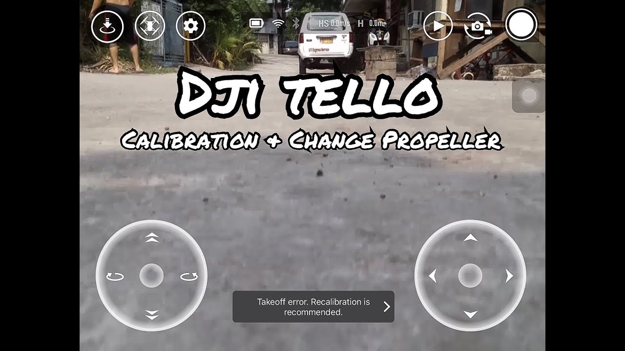 The NEW RYZE DJI Tello (Calibrating & Changing Propeller)