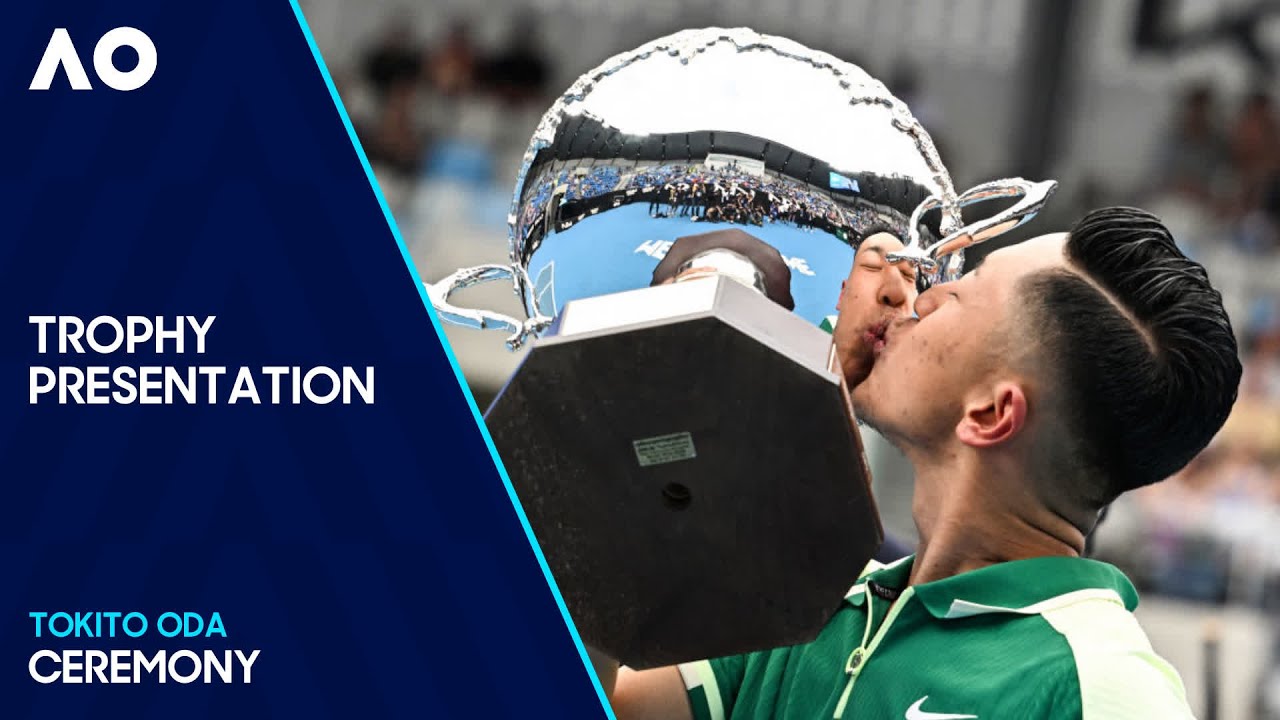 Men's Wheelchair Singles Ceremony | Alfie Hewett v Tokito Oda | Australian Open 2024 Final