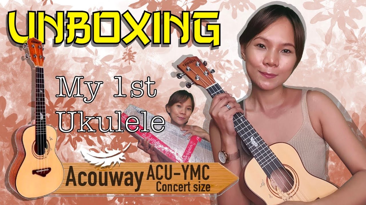 UNBOXING my ACOUWAY ACU-YMC UKULELE in Concert size 24inch