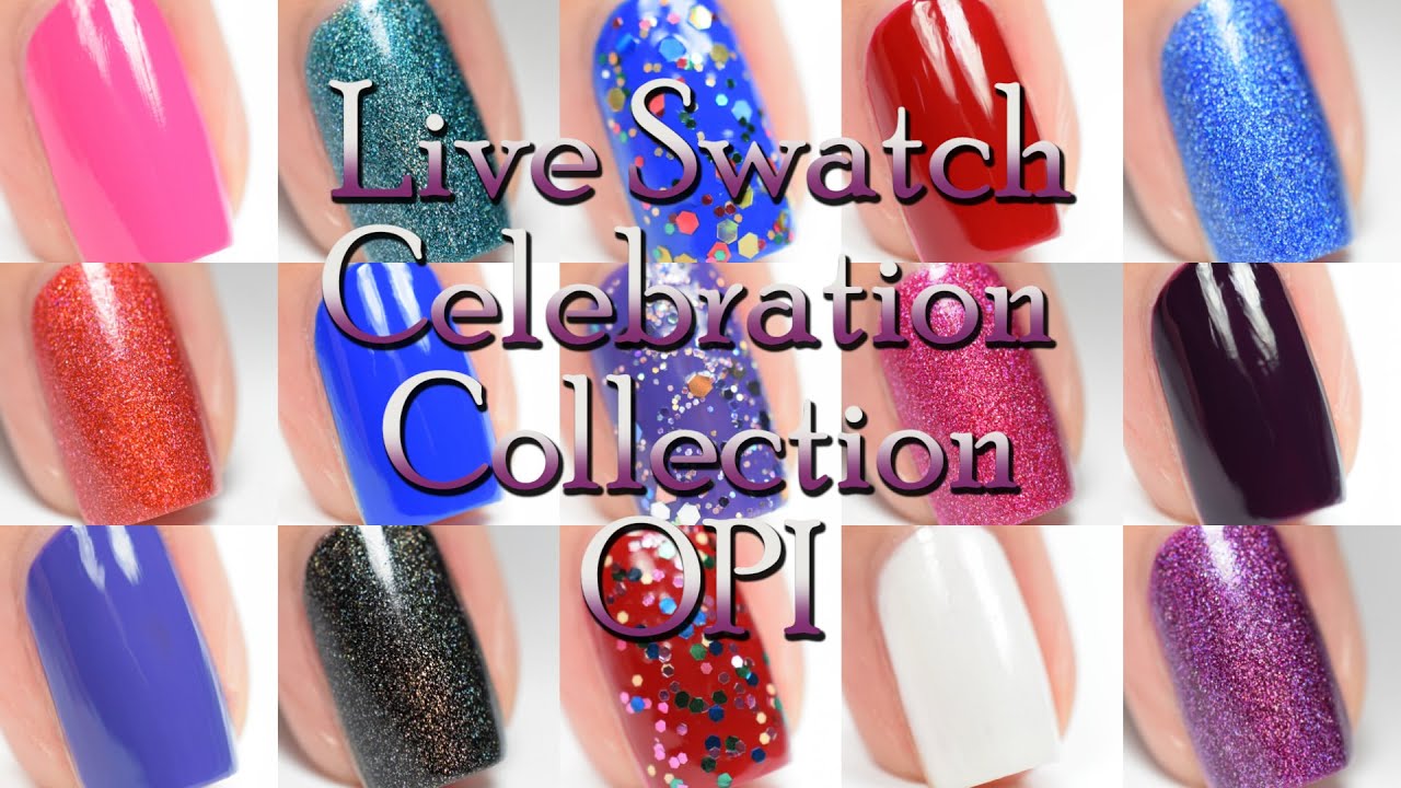 OPI | Celebration Collection | Holiday 2021 | Live Swatch