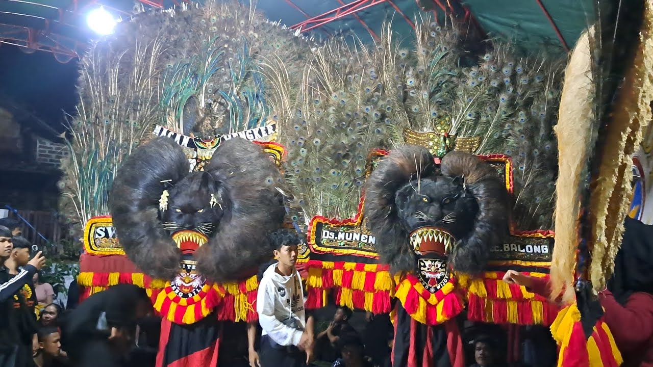 SERAM BANGET.!! KEMUNCULANNYA 2 REOG PONOROGO KEPALA HITAM GEMPARKAN BEDI KULON