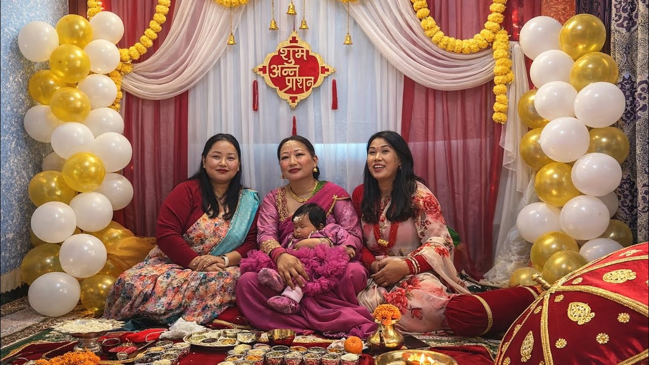 Rice weaning ceremony || अन्न प्राशन || @Dipa.Sunuwar 