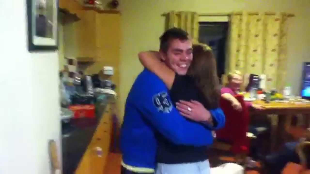 Family Reactions To A Surprise Visit Home To Ireland After More Than A Year Away