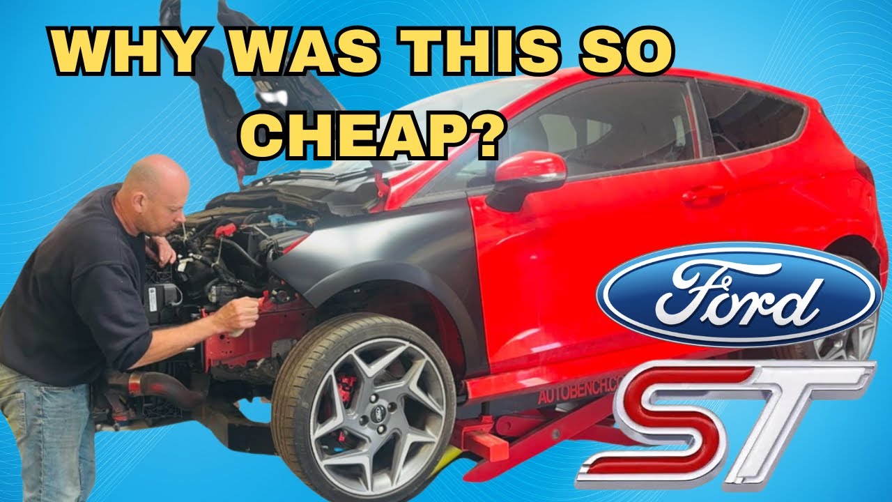 REBUILDING A WRECKED RACE RED FIESTA ST UNDER £2000 FROM COPART