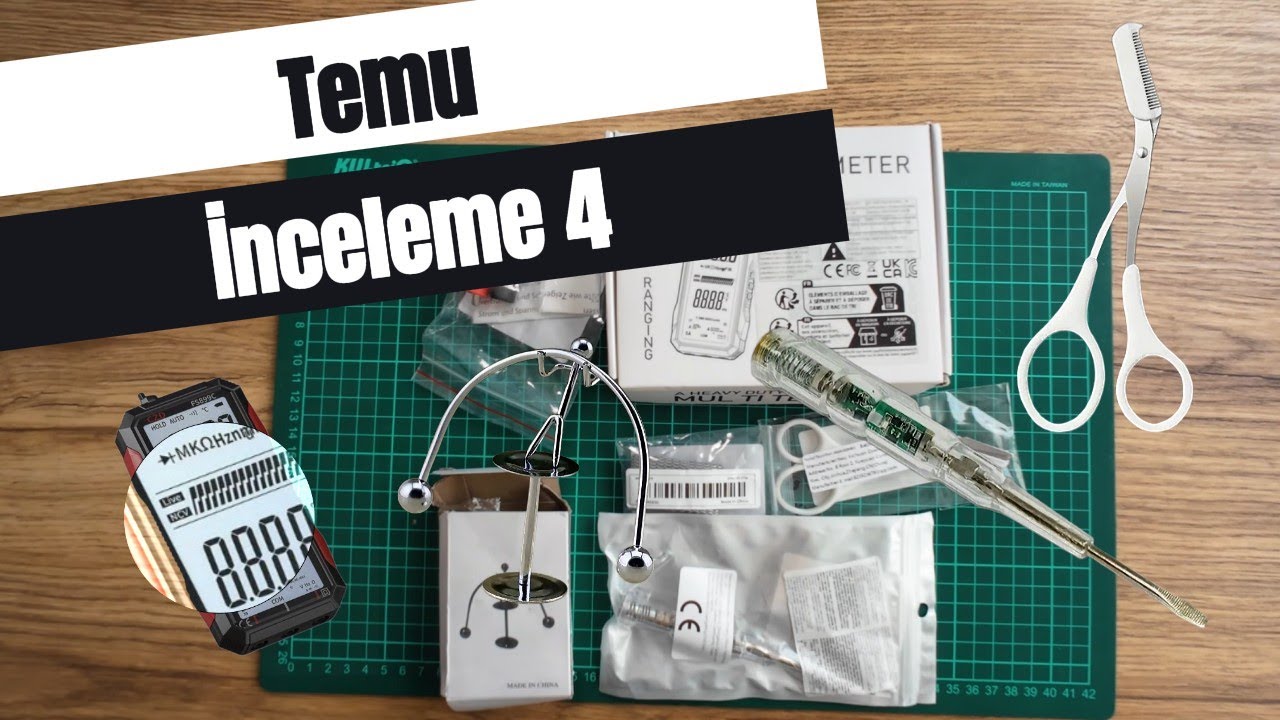 Temu Paket Açılışı | Şarjlı Multimetre