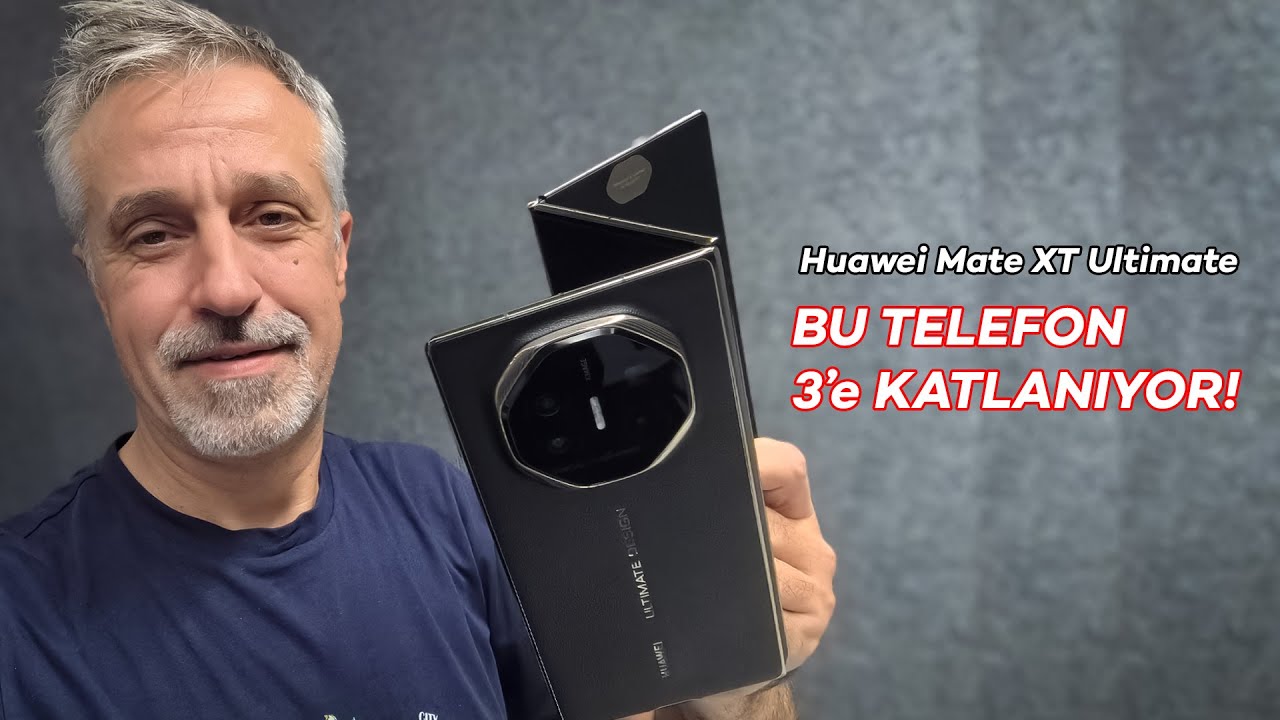 Bu Telefon 3'e Katlanıyor: Huawei Mate XT Ultimate