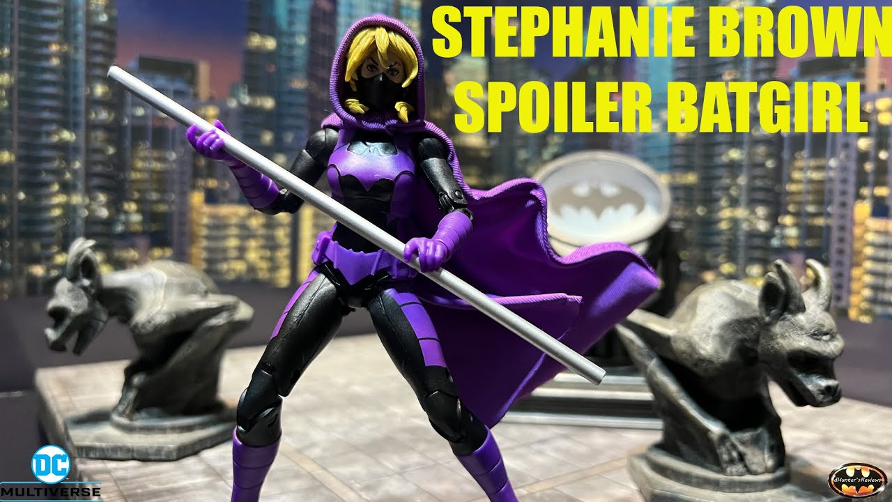 McFarlane DC Multiverse Spoiler Batgirl Stephanie Brown Digital Batman Action Figure Review
