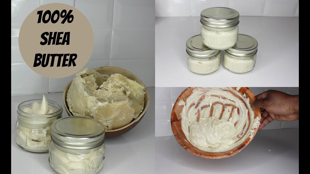 My 100% Whipped Shea Butter; Not Mixed.