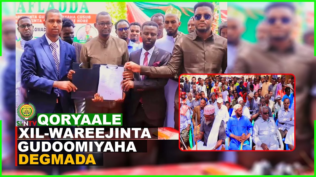 Xil-wareejinta Gudoomiyaha Degmada Qoryaale ee Gobolka Togdheer.